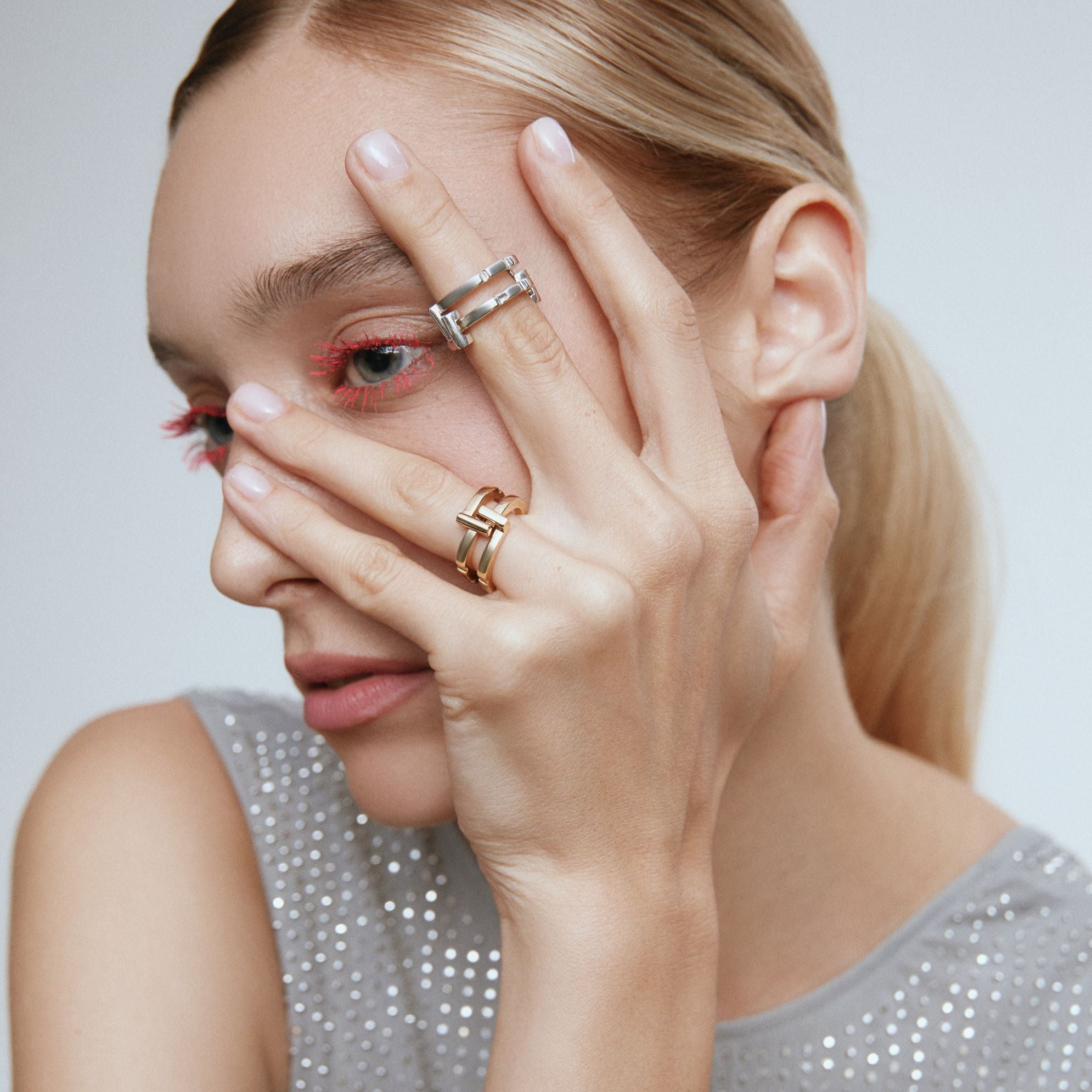 JOY 14K  gold puzzle ring