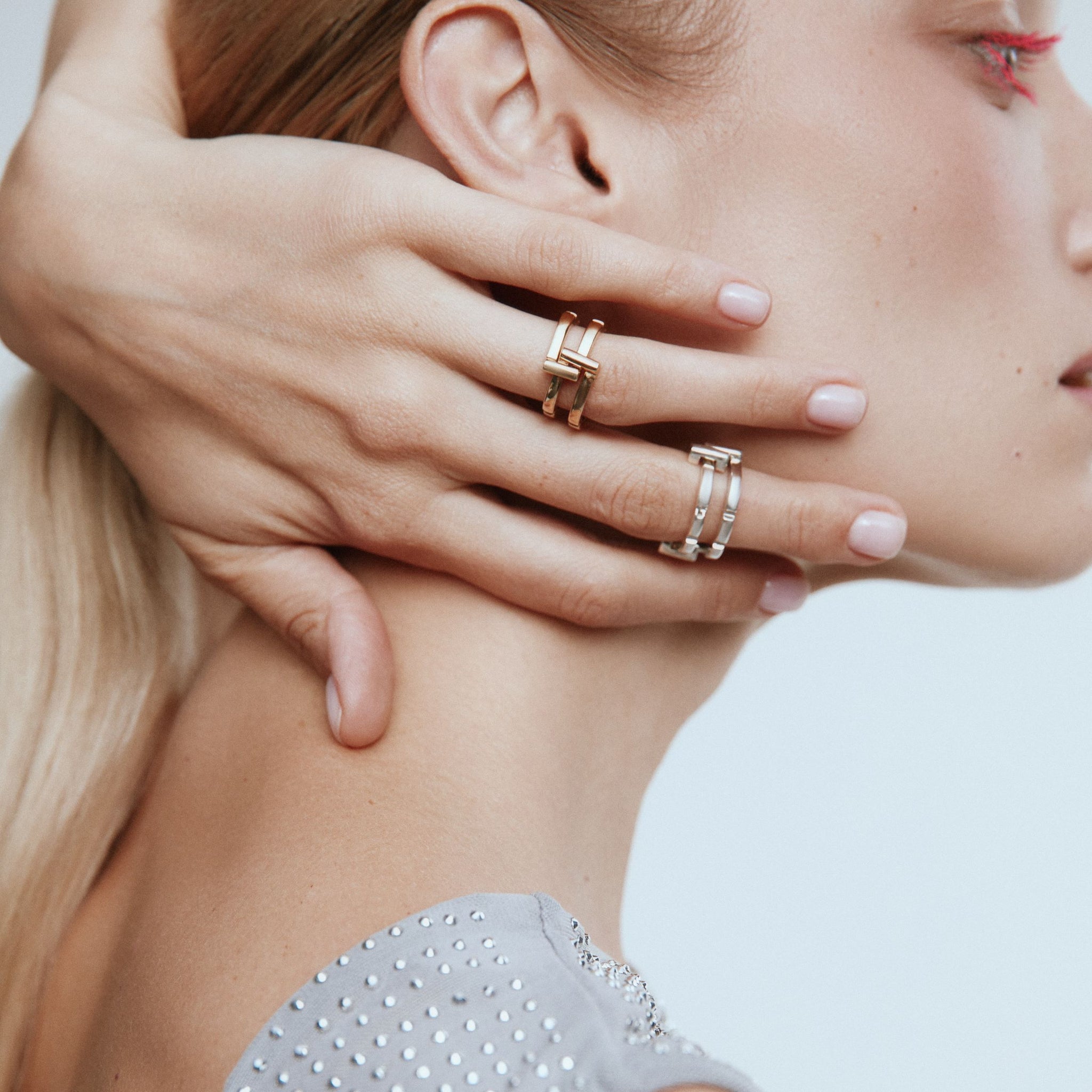 JOY 14K  gold puzzle ring