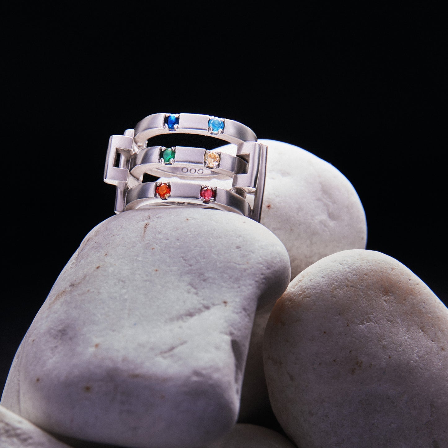 CHAKRA  puzzle ring for him