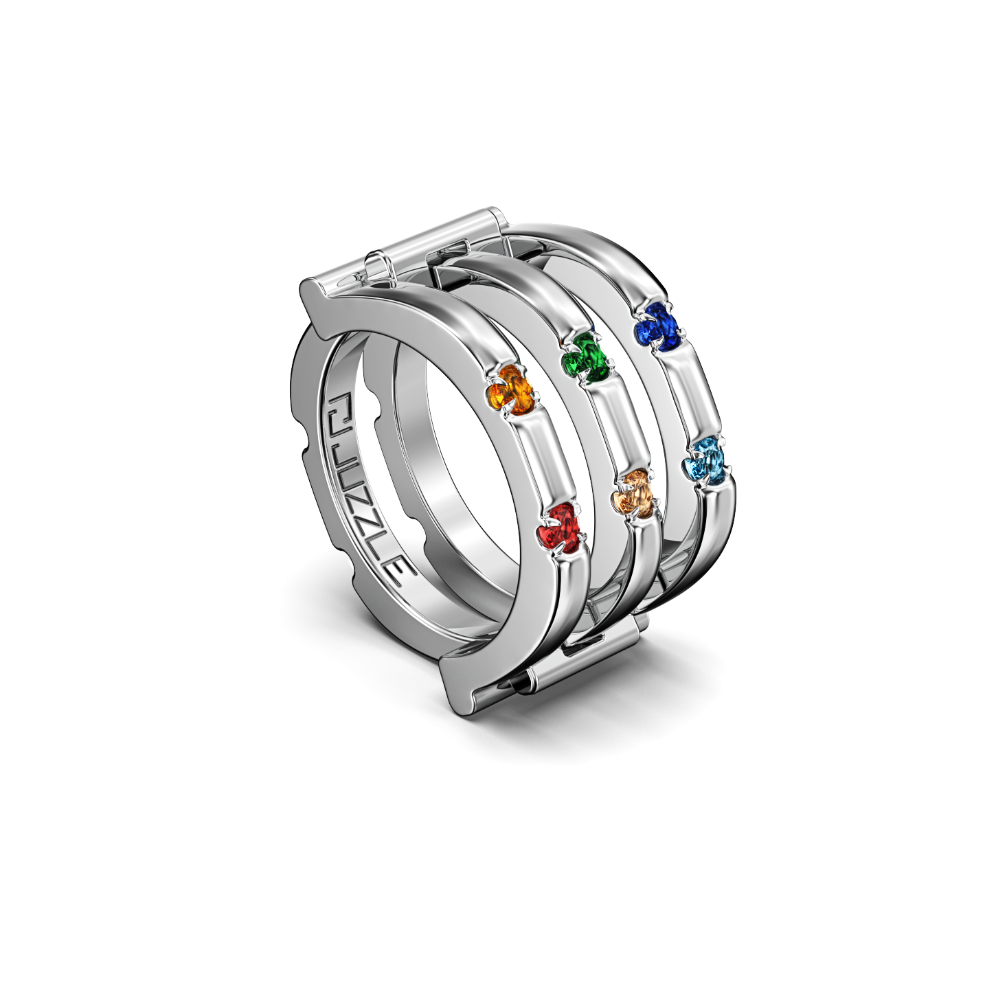 CHAKRA  puzzle ring for him
